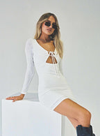 Trixibelle Mini Dress White
