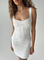 Miya Mini Dress White